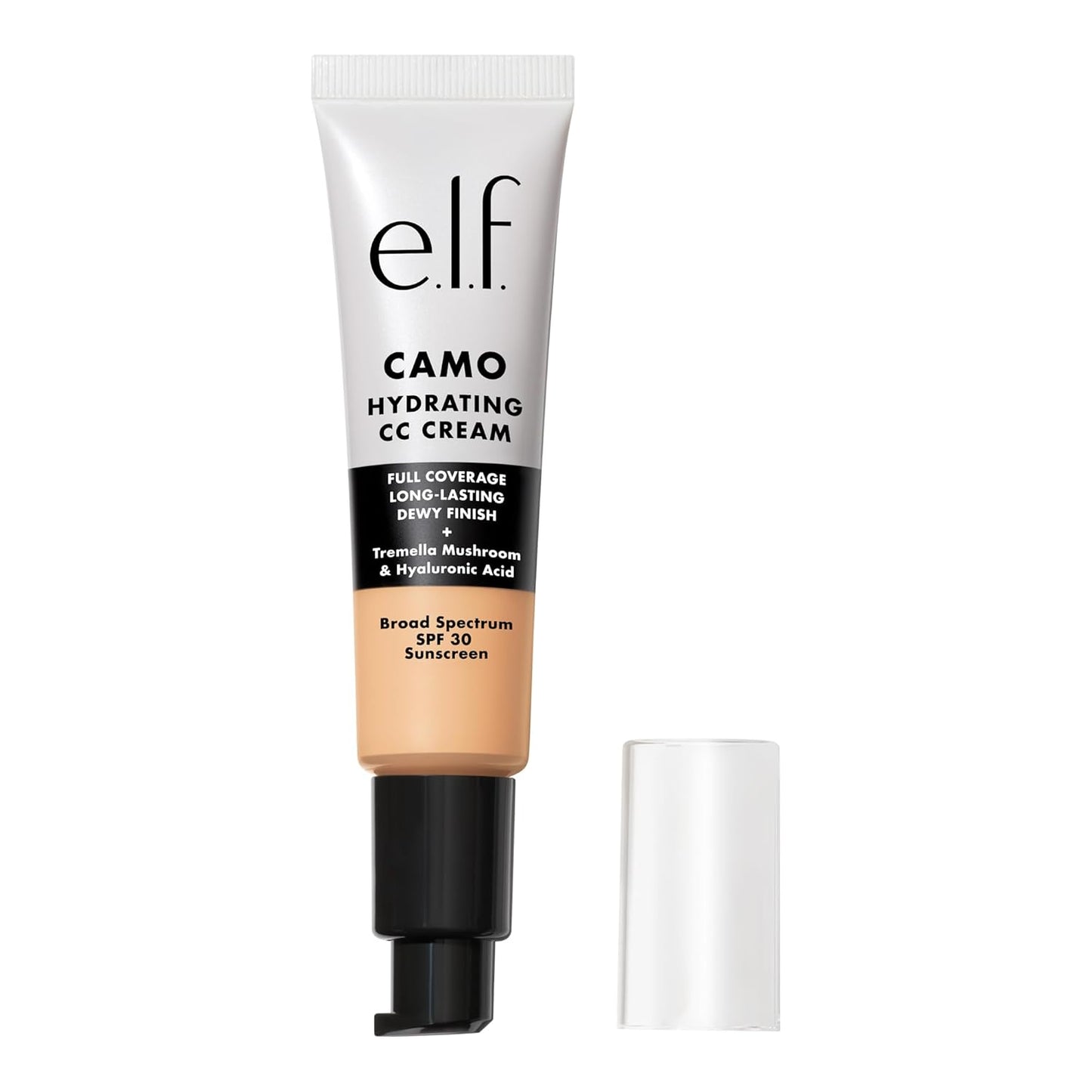 e.l.f. Hydrating Camo CC Cream, SPF 30, Color Correcting Full Coverage Foundation For A Dewy Finish, Vegan & Cruelty-Free, Fair 150 C