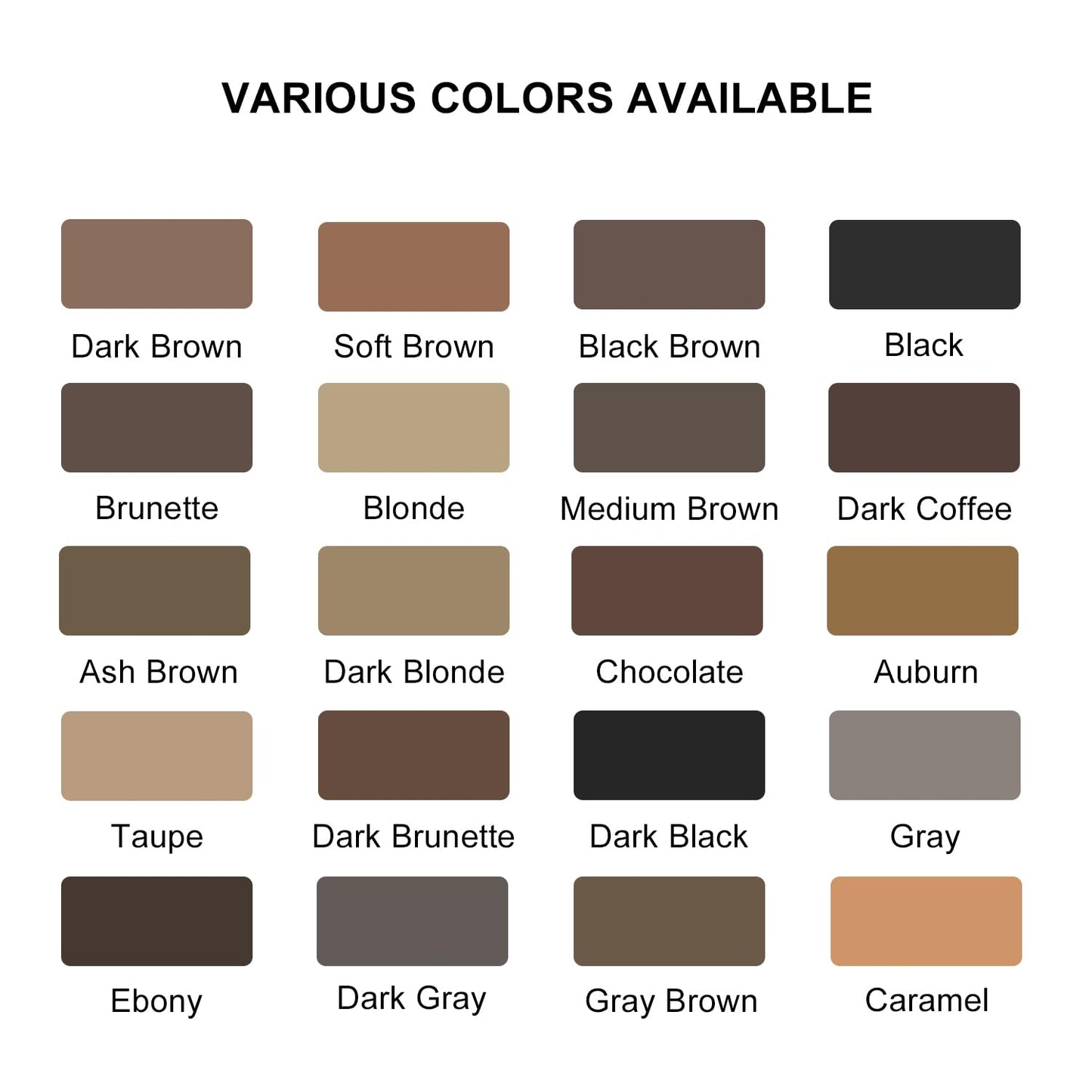 LAVONE Eyebrow Stamp Stencil Kit - Brow Stamp Trio with Waterproof Pencil, Pomade, 20 Stencils, Dual-ended Brush and Sponge Applicator - Dark Black