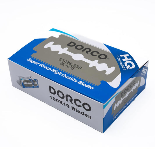 Dorco ST300 Platinum Double Edge Razor Blades | 1000 Blades | Premium Quality for Smooth, Precise Shaving | Durable and Long-Lasting | Ideal for All Safety Razors