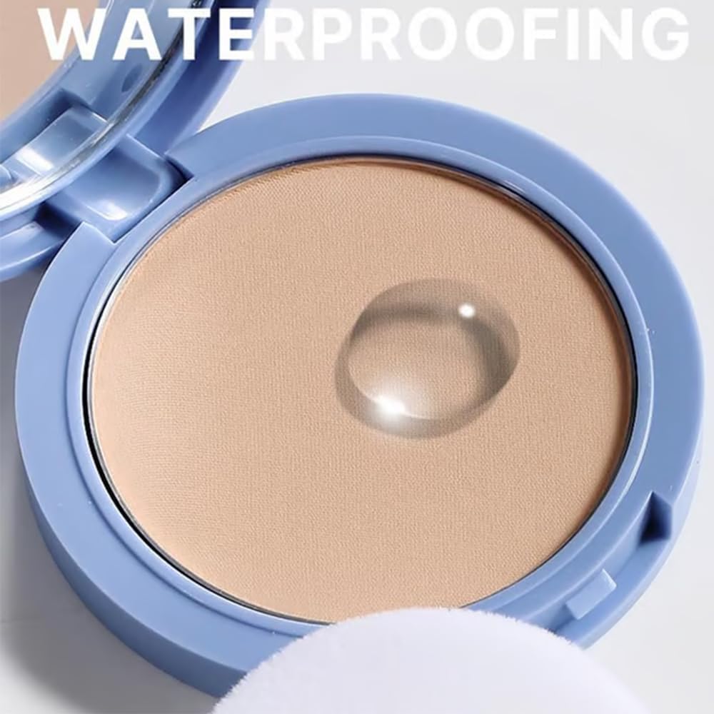Beauty Powder Cake For Makeup Hold, Face Powder Waterproof Sets Makeup, Matte Perfection Pressed Powder, Long Wearing, Oil & Shine Control for All Skin Tones (#8, 1)