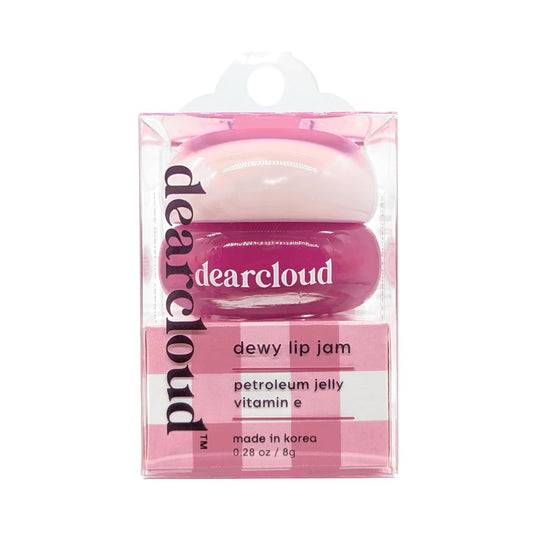 dearcloud Dewy Lip Jam – Hydrating Lip Balm & Gloss with Vitamin E, Korean Skincare (Passion Fruit)