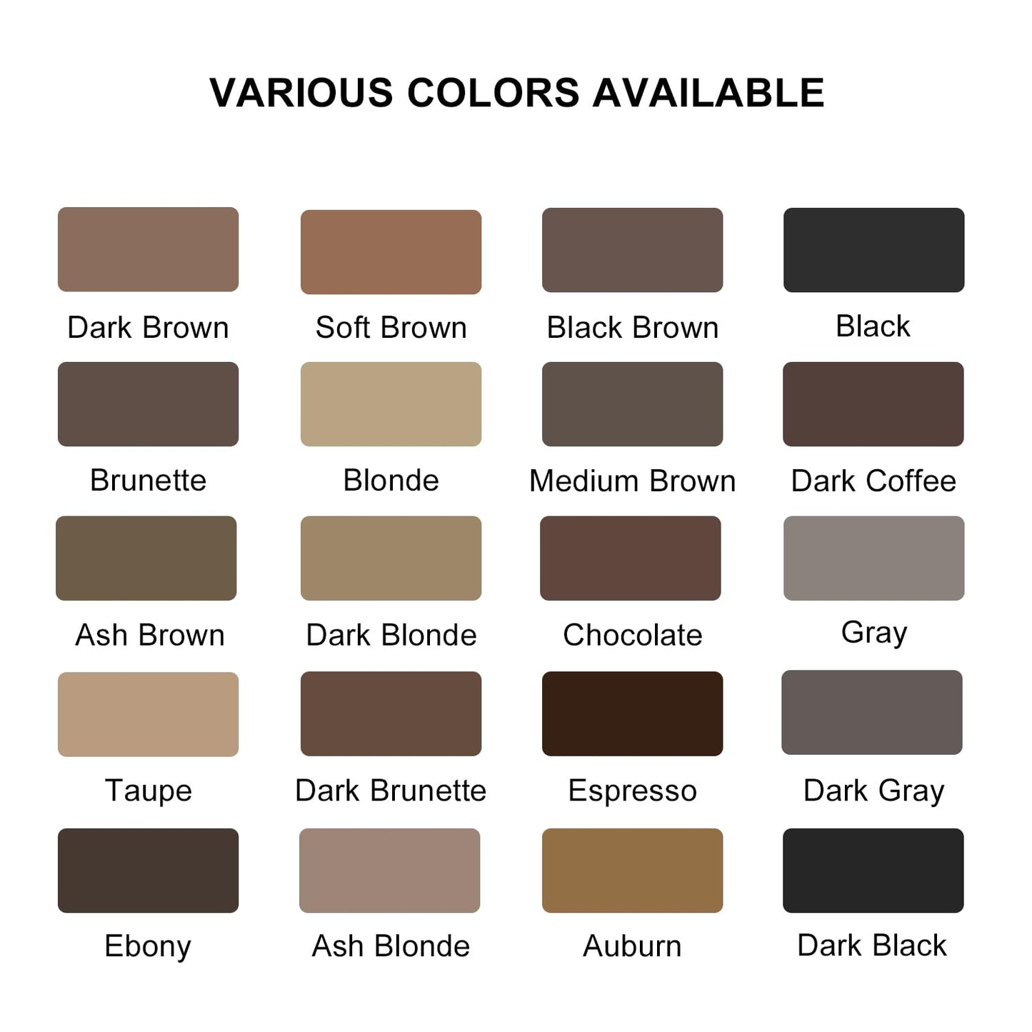 Eyebrow Stamp Stencil Kit for Eyebrows, Brow Stamp Trio Kit with Waterproof Eyebrow Pencil, Eyebrow Pomade, 20 Eyebrow Stencils, Dual-ended Eyebrow Brush and Sponge Applicator - Ash Black