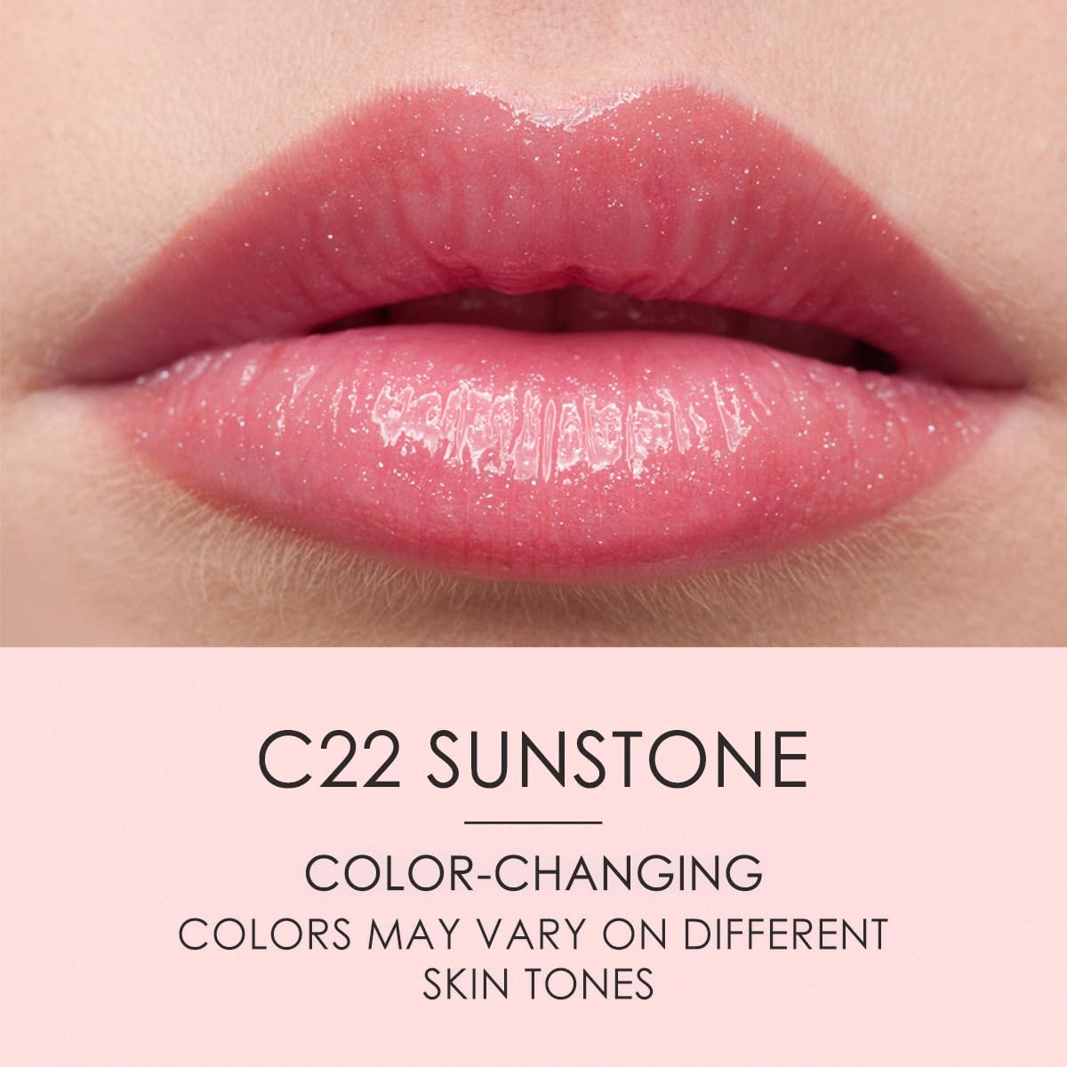 CATKIN Lip Balm Color Changing Lipstick Ultra Hydrating Lip Moistrurizer with Vitamin E Nourishing For Cracked & Dry Lips 0.12 oz C22