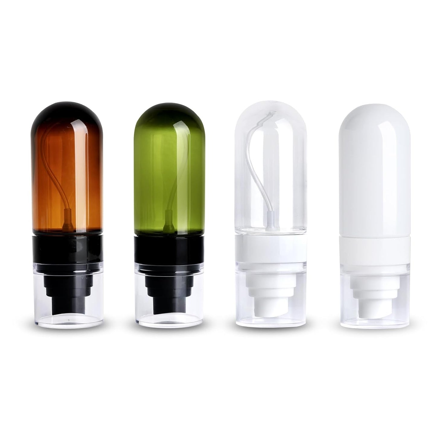 TANSHINE Small Spray Bottles Travel Size 2oz/50ml,Fine Mist Empty Spray Bottle,Reusable Portable Sprayer,Plastic Travel Mini Spray Bottle for Face,Hair Mist,Perfume,Toners,Cleaning,4 Color,4 Pack