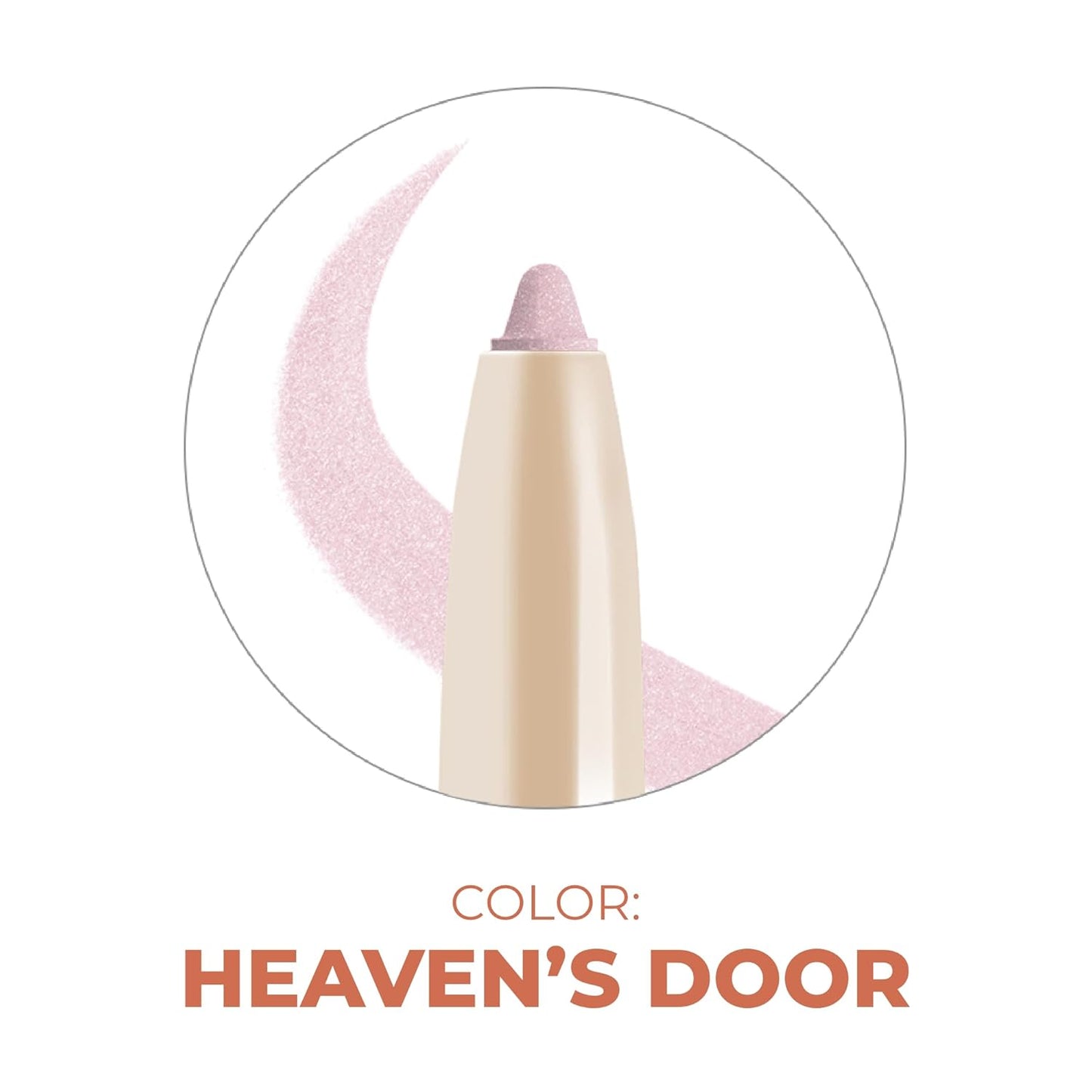 Beauty For Real I-Line 24-7 Eyeliner, Heaven?s Door - Rose Gold Pink Shimmer - Long-Wearing, Waterproof Gel Formula - Safe for Sensitive Eyes & Contact Lens Wearers - 0.01 oz