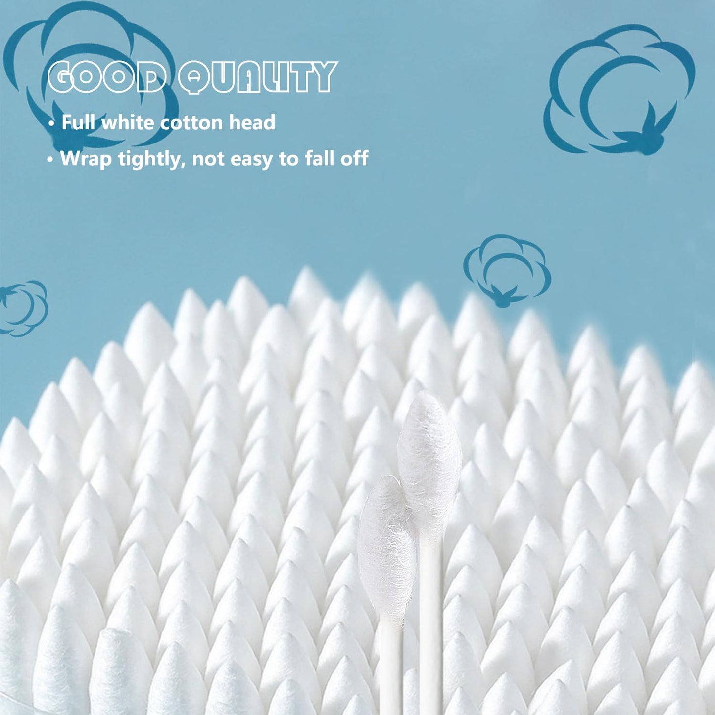 600pcs Precision Tip Cotton Swabs/Double Pointed Cotton Buds for Makeup