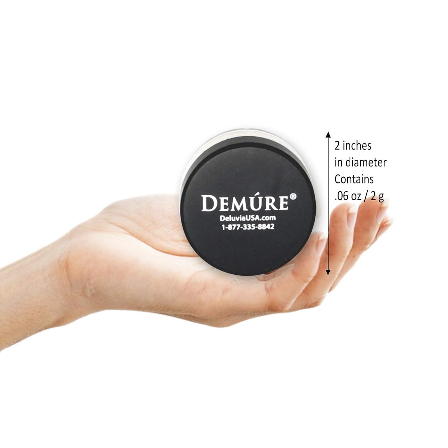 Demure Mineral Blush Makeup Powder | Bold Berry | Loose, Natural, Professional, Cruelty Free