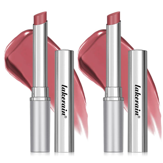 2PCS Honey Lipstick Tinted Lip Balm - Sheer Hydrating for All Skin Tones - Moisturizing Lip Color, Nourishing for Dry Lips (Pink)