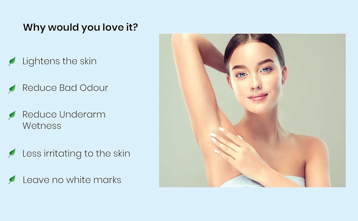 Actitud Underarm Roll On Serum - Roll On Deo for Women & Men with 5% AHA &3% Kojic Acid for Brightening & Odour Control - No Alcohol & Long Lasting Aqua Fresh- 50ml