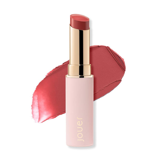 Jouer Balm Bouche Hydrating Lip Tint - Solidarité, Medium Muted Rose - Matte, Nourishing Lip Balm
