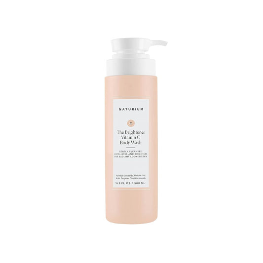 Naturium The Brightener Vitamin C Body Wash, Gentle Cleanser for Smoother-Looking Skin, Removes Dirt, Oil & Other Impurities, 16.9 oz