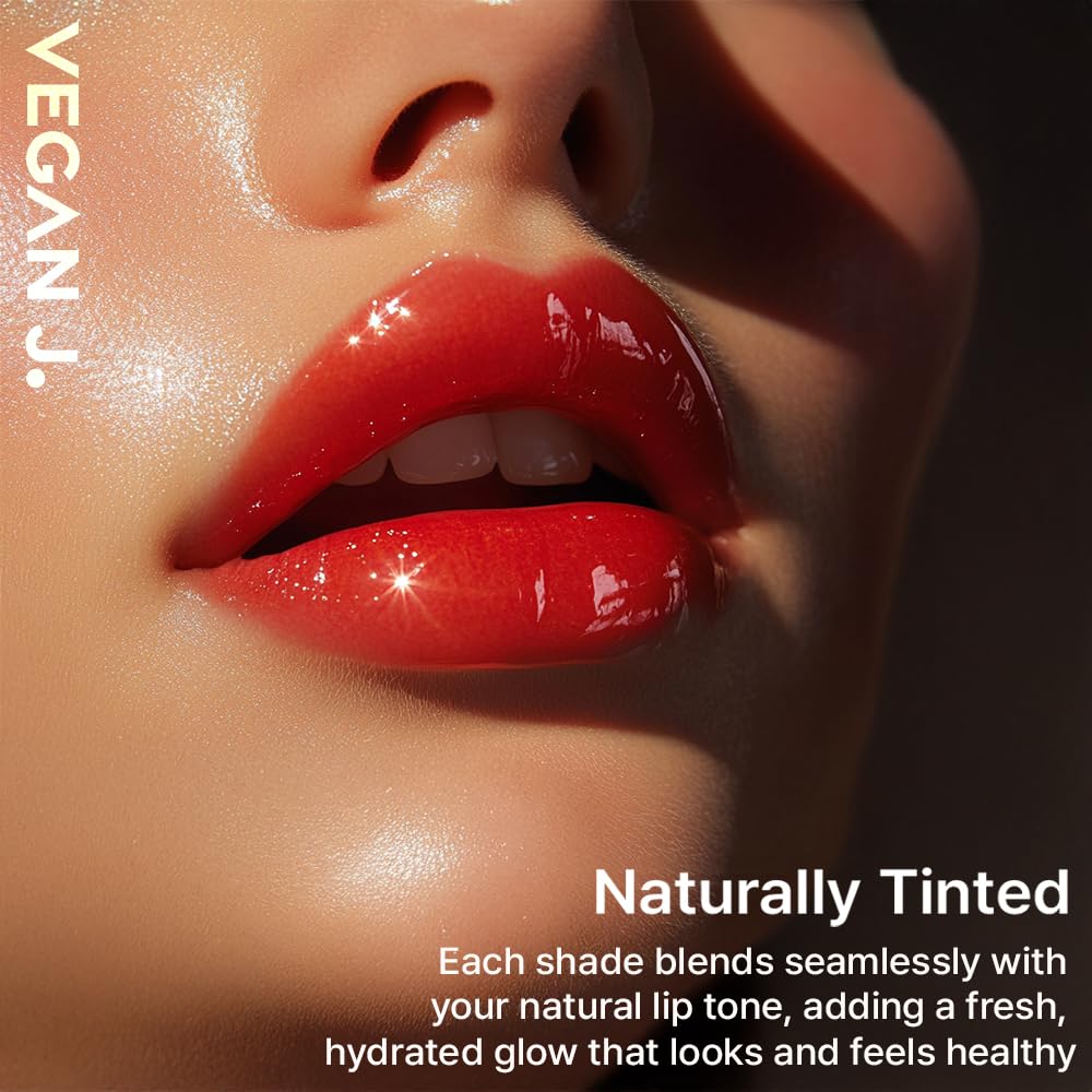 Lip Balm – Long-Lasting Hydration with Natural Color – Korean Beauty, Oasis Plant Complex, Silicone-Free, Vegan & Cruelty-Free Lip Care (005 Ruby Red)