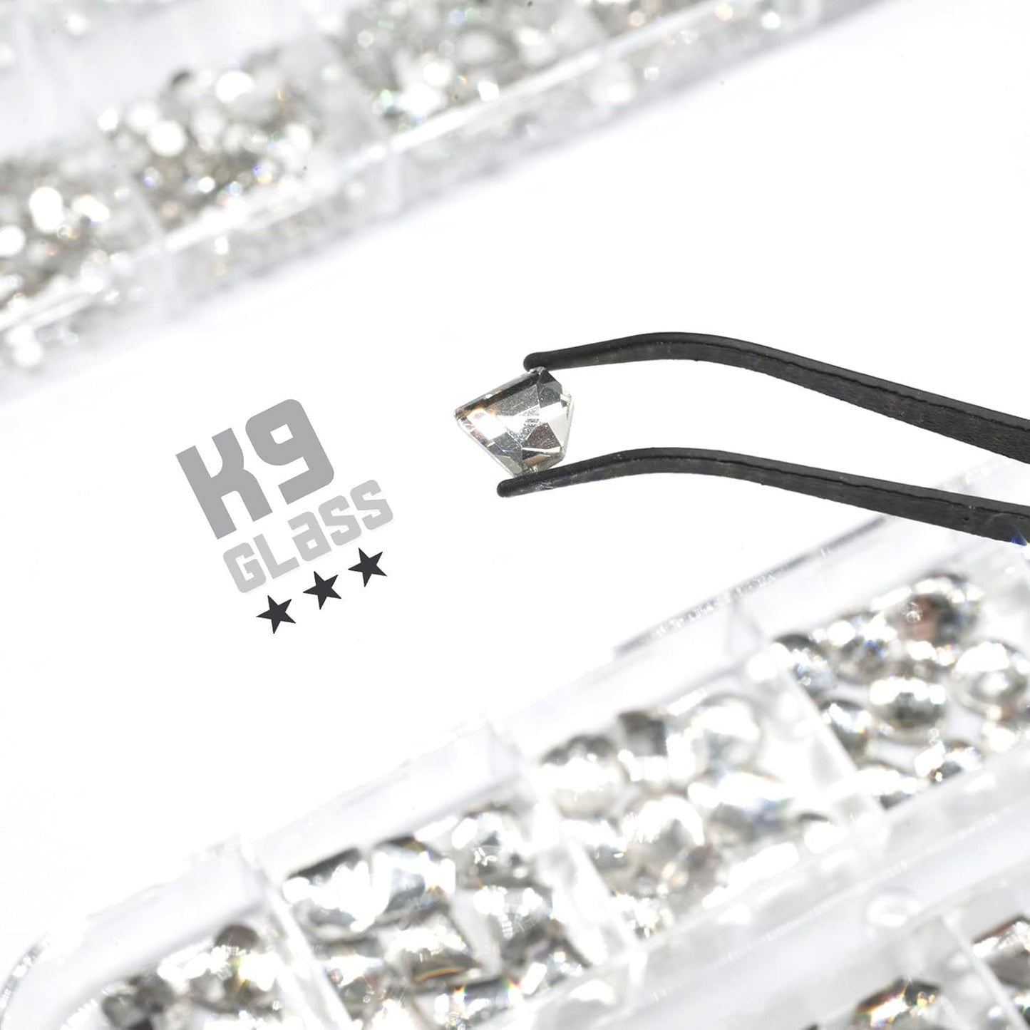 4080Pcs Silver Clear Nail Rhinestones Crystal White Stones More Quantity 1.5-4mm Flatback Round Beads K9 Glass Gems Nail Art Diamonds Jewels Charms for Nails Face Eyes Makeup Shoes DIY Crafts