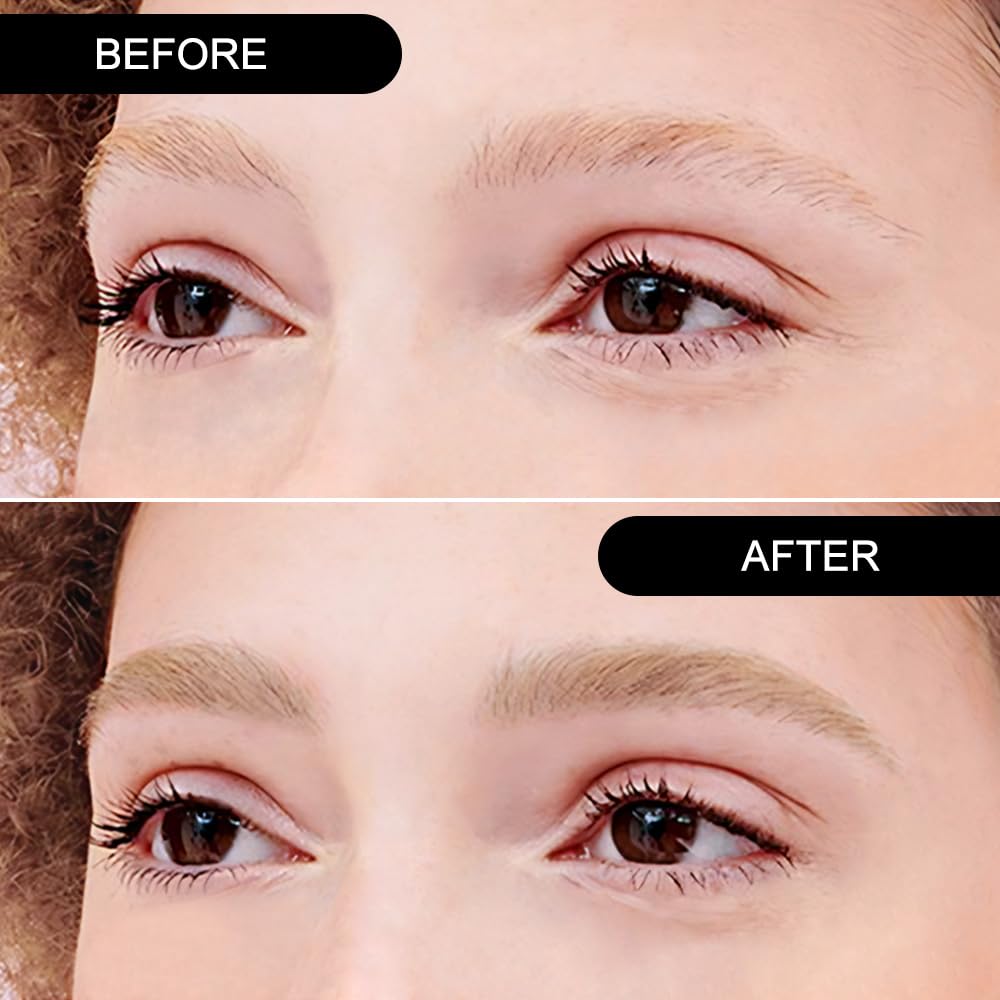 Gray Brown Eyebrow Powder Kit for Women,Taupe Eye Brow Palette with Brush, Brow Color Filler Get Full Defined Natural Brows,Contour Palette, Light Medium sombra para cejas,Long-Lasting Waterproof