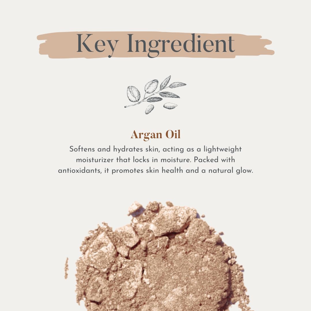 Luminary Glow Powder Highlighter - Hydrating Face Highlighter for Radiant Glow, Lightweight and Buildable Highlighter Makeup Powder, Clean Beauty Formula, Vegan and Cruelty-Free