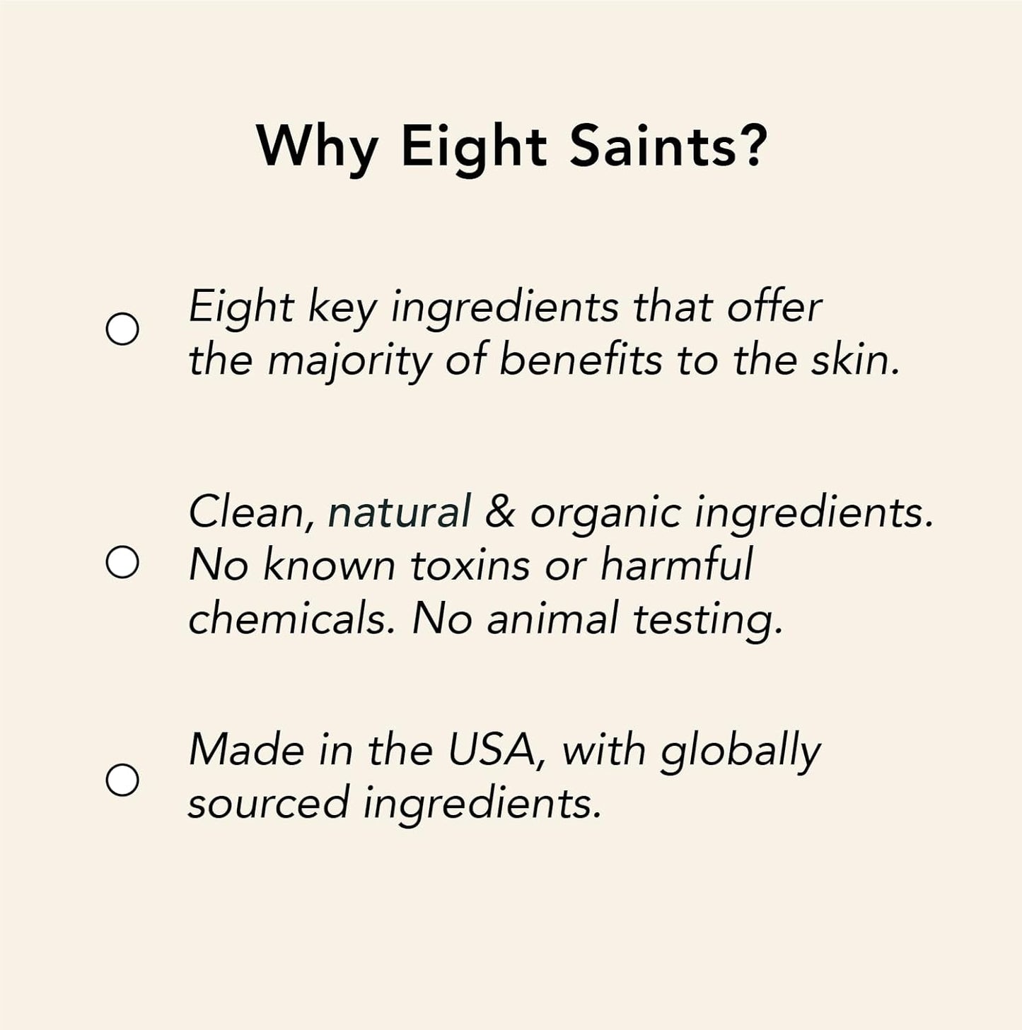 Eight Saints Retinol Facial Moisturizer Cream, For Firming Face, Neck & Eye Wrinkles and Lines, Deep Hydrating Lotion, Fragrance-Free, 2 Ounces
