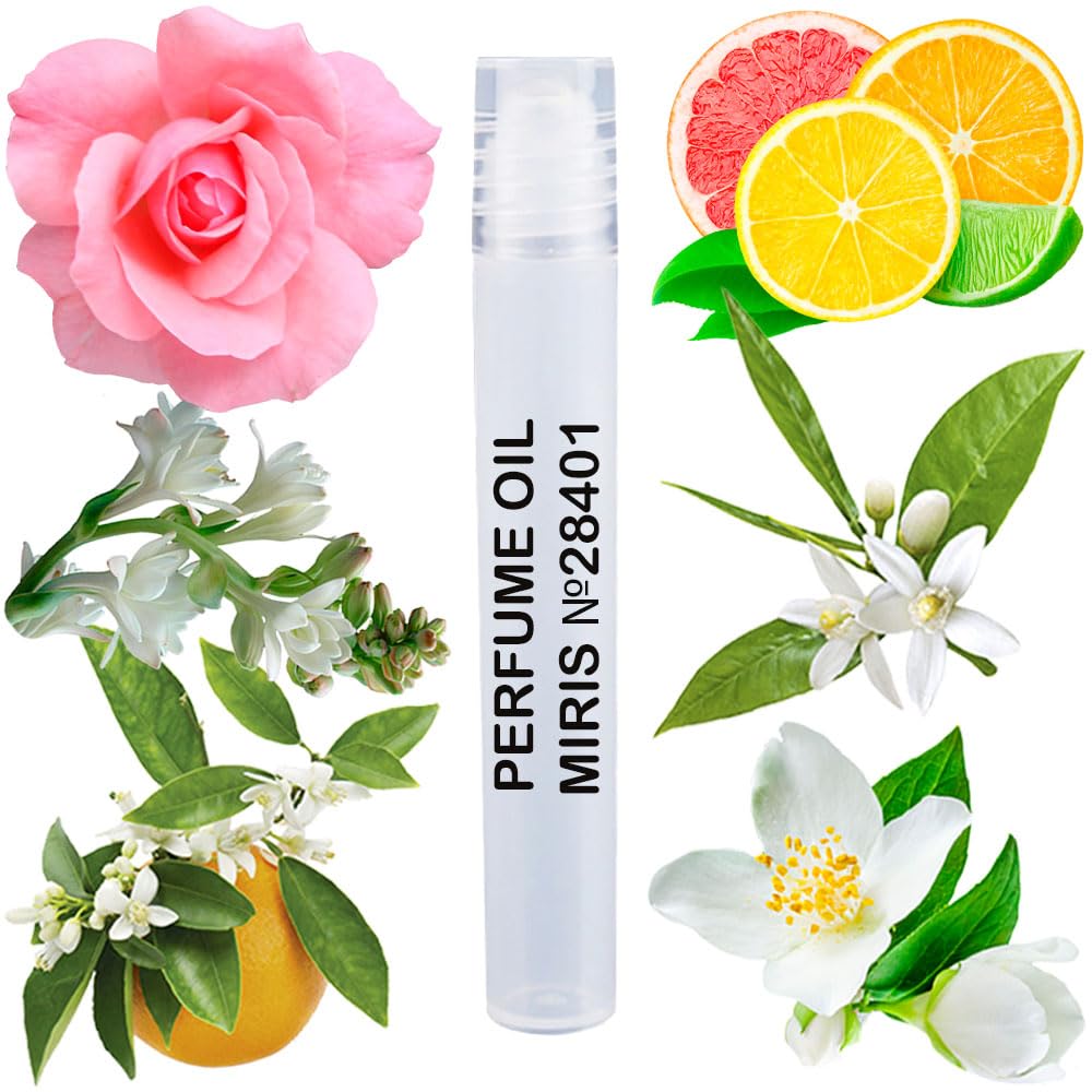 MIRIS Perfume Oil No. 28401, Inspired by Fleurs d'Oranger, Long-Lasting Unisex Roll-On For Women and Men, Rollerball 0.34 Fl Oz / 10 ml