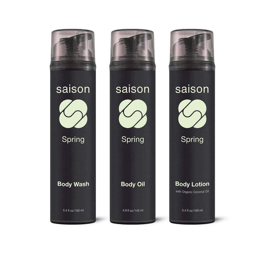 Saison® Spring Body Collection Gift Set | Organic, Natural, Vegan & Cruelty Free Beauty