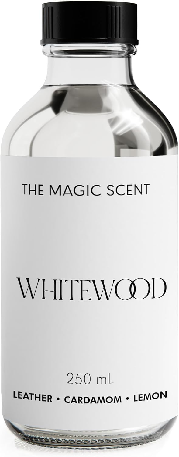 Whitewood Diffuser Oil - Hotel & Home Luxury Scents Inspired by 1 Hotel Miami, Compare to My Way Diffuser Oil Scents for Home, Designed for Use in All Diffusers - 8.5 fl oz, 250 mL