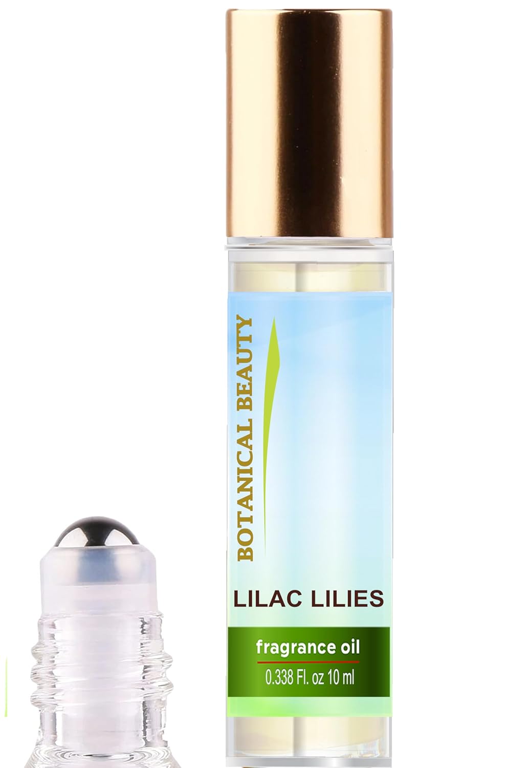 Botanical Beauty LILAC LILIES FRAGRANCE OIL ROLL-ON 0.338 FL OZ (10 ML) Rollerball Perfume, Alcohol-Free, Long Lasting