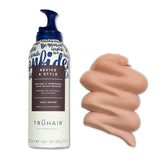 Truhair Revive and Style Color Mousse (Dark Brown)