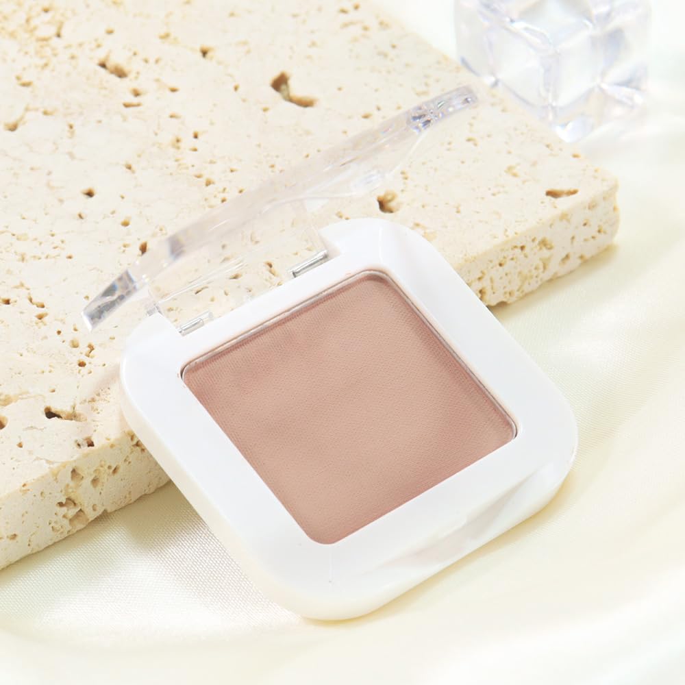 Matte Singe Eye Shadow Palette Makeup, Matte Nude Pink Monochrome Eyeshadow For Old Women, Mini Singe Pressed Pigmented Waterproof Sombras Para Ojos, Vegan, Talc, Paraben & Cruelty Free, 19