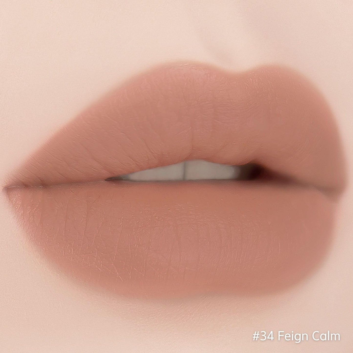 BBIA Last Velvet Lip Tint - Soft & Creamy Matte Finish Lip Stain, Blur Effect with Velvety Texture, Long-Lasting, High Pigment, Lightweight, Non-Drying, Korean Lip Makeup (34 FEIGN CALM)