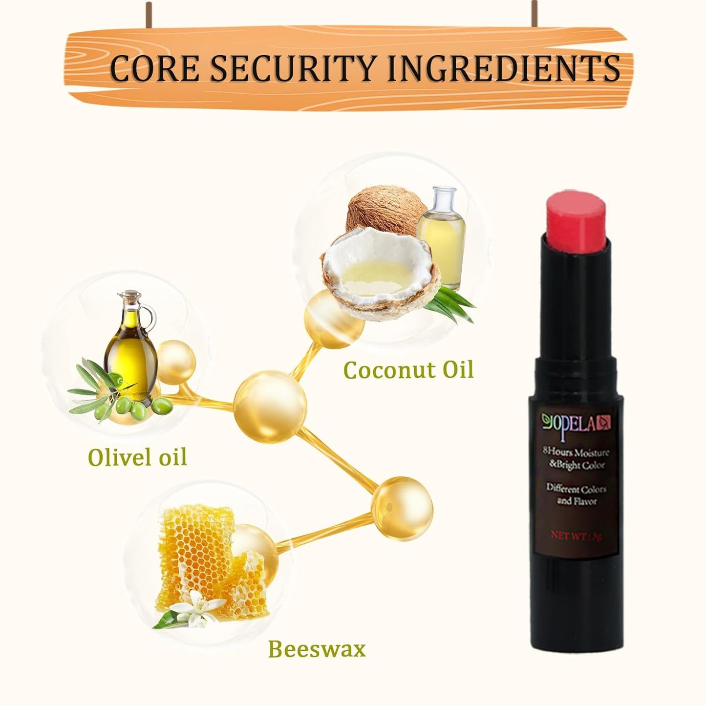 Yopela 10 Pack Tinted Lip Balm Stocking Stuffers Tinted Chapstick - Moisturizing Lips - No Petroleum, Chemicals, Gluten, or Phthalat Valentine's Gift