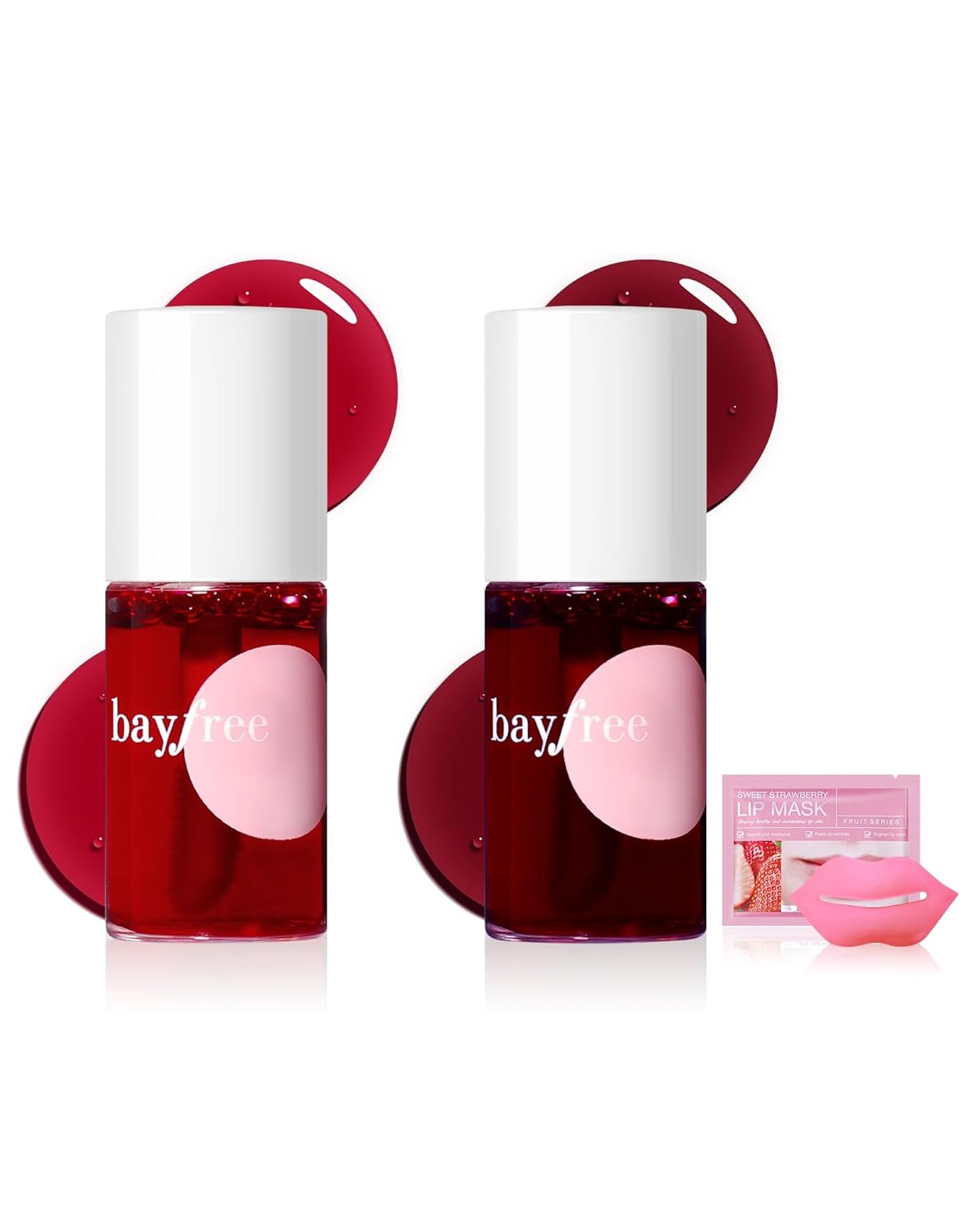Lip Tint Stain Set, Lip Stain Long Lasting Lightweight Waterproof, Transfer-Proof, Non-sticky, Lip Makeup Matte Finish