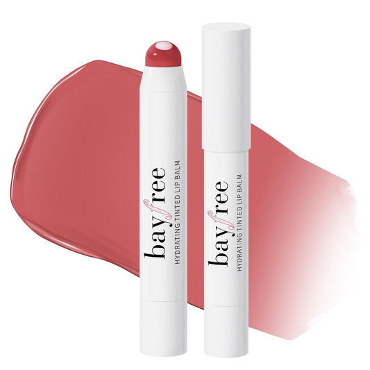 Tinted Lip Balm Plumper, Glossy, Pump Lips, Lightweight, Moisturize & Tint with Jojoba Seed Oil, Vegan Lipbalm Lip Care, Tang Peony