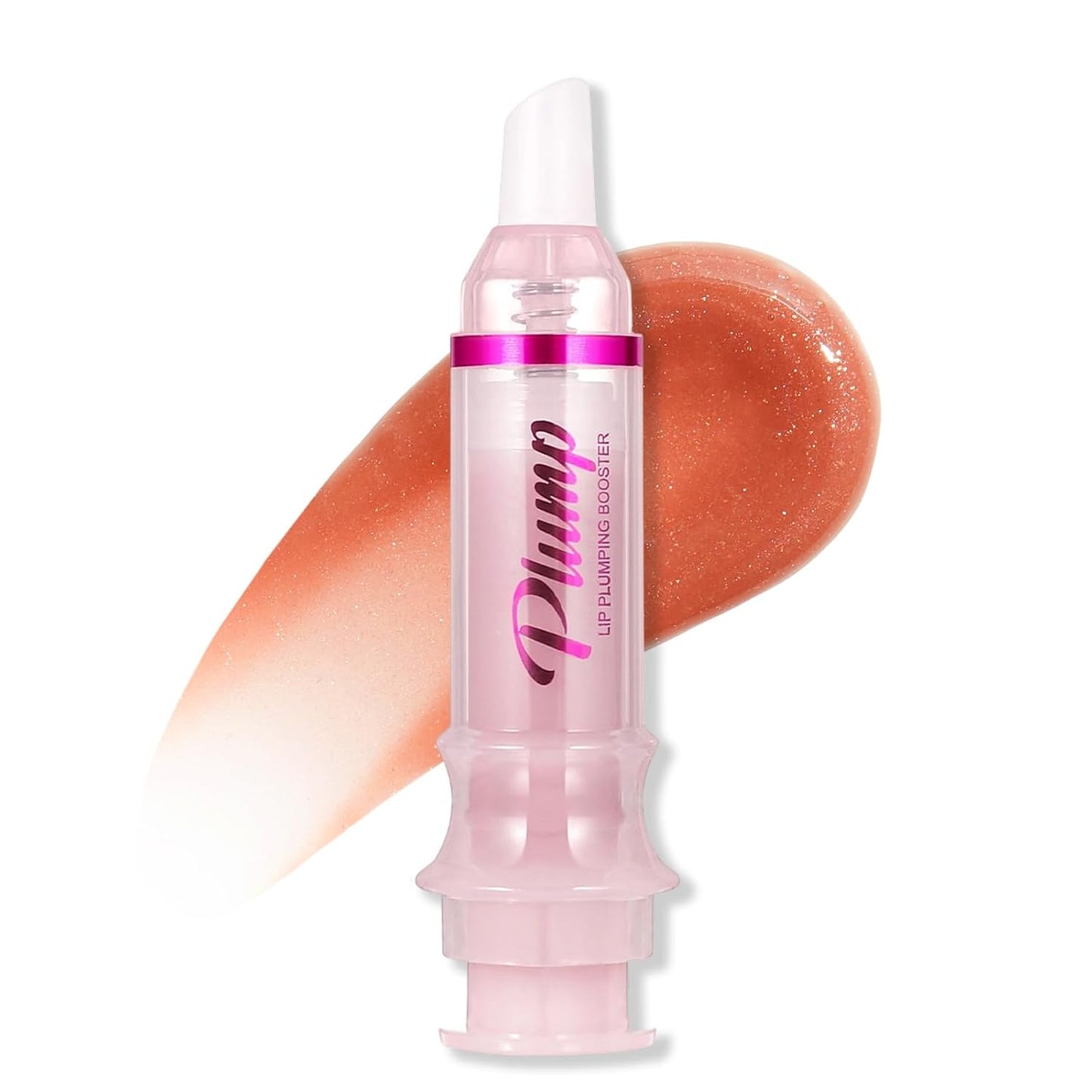 Erinde Lip Plumper Gloss, Natural Ginger Lip Plumping Booster, Ultra-Hydrating & Nourishing Plump Lip Plumper, Glossy Finish Fuller Lip Plumping Oil for Women Girls, G05