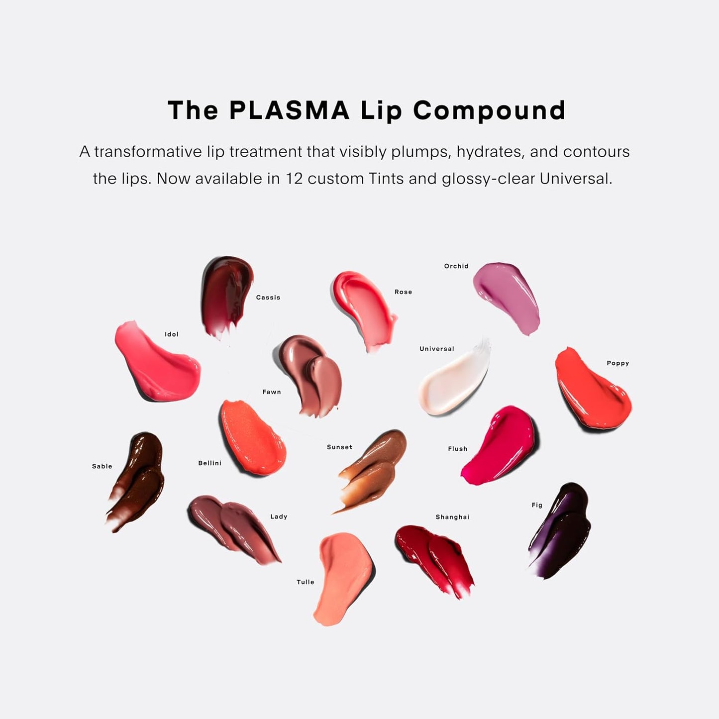 U Beauty The PLASMA Tinted Lip Compound - Anti-Aging & Anti-Wrinkle Lip Gloss, Hyaluronic Acid, Shea Butter & Peptides for Hydration & Plumping, Shanghai - 15 mL