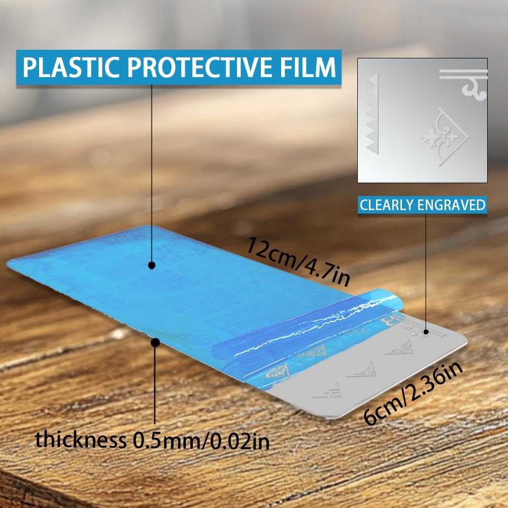 3Pcs Swirl French Line Nail Stamping Plate Wave Stripes Templates Tip Art Stamp Plates Image Stainless Steel DIY Reusable Tools for Manicure Printing