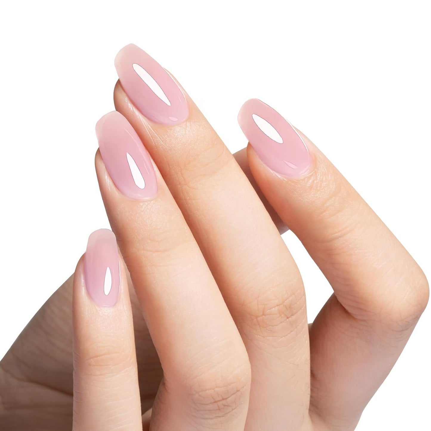 MAYCHAO Clearly Pink Builder Gel for Nails, 15ml Nail Strengthener in a Bottle, Nail Extension Hard Gel, Soak Off Long Lasting UV Light Cure