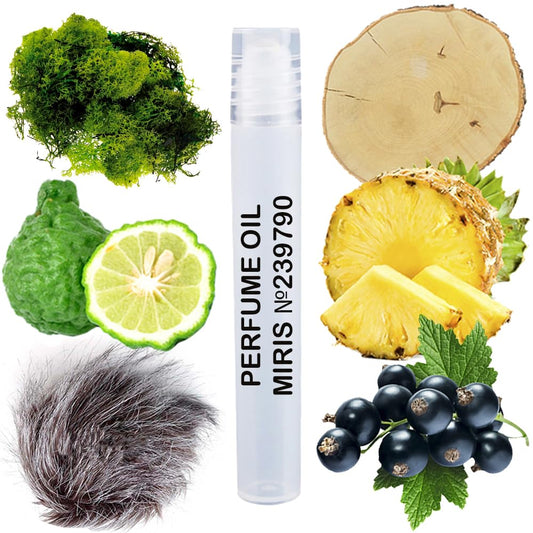 MIRIS Perfume Oil No. 239790, Inspired by Aventus, Long-Lasting Men Roll-On, Rollerball 0.34 Fl Oz / 10 ml