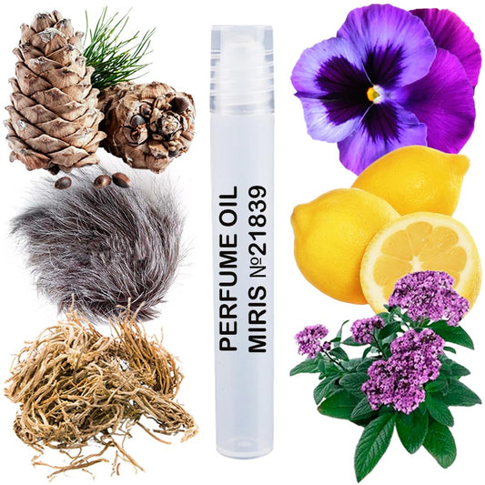 MIRIS Perfume Oil No. 21839, Inspired by She Wood, Long-Lasting Women Roll-On, Rollerball 0.34 Fl Oz / 10 ml