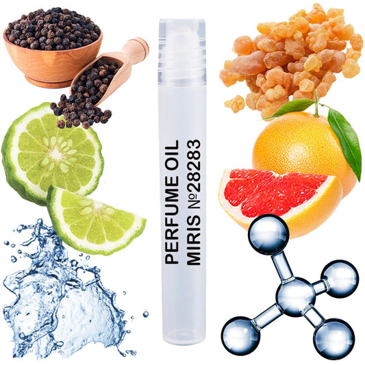 MIRIS Perfume Oil No. 28283, Inspired by Dylan Blue, Long-Lasting Men Roll-On, Rollerball 0.34 Fl Oz / 10 ml