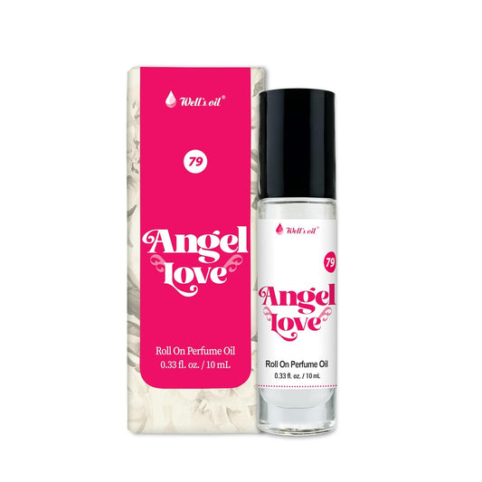 Well's Oil Well's Perfume Oil Roll-On (Angel Love) | 10 ml / 0.33 fl Oz | Clean, Rich, Pure Scent | Alcohol-Free | Oil Based | Long Lasting | Concentrated Roll-on Perfumes for Women and Men