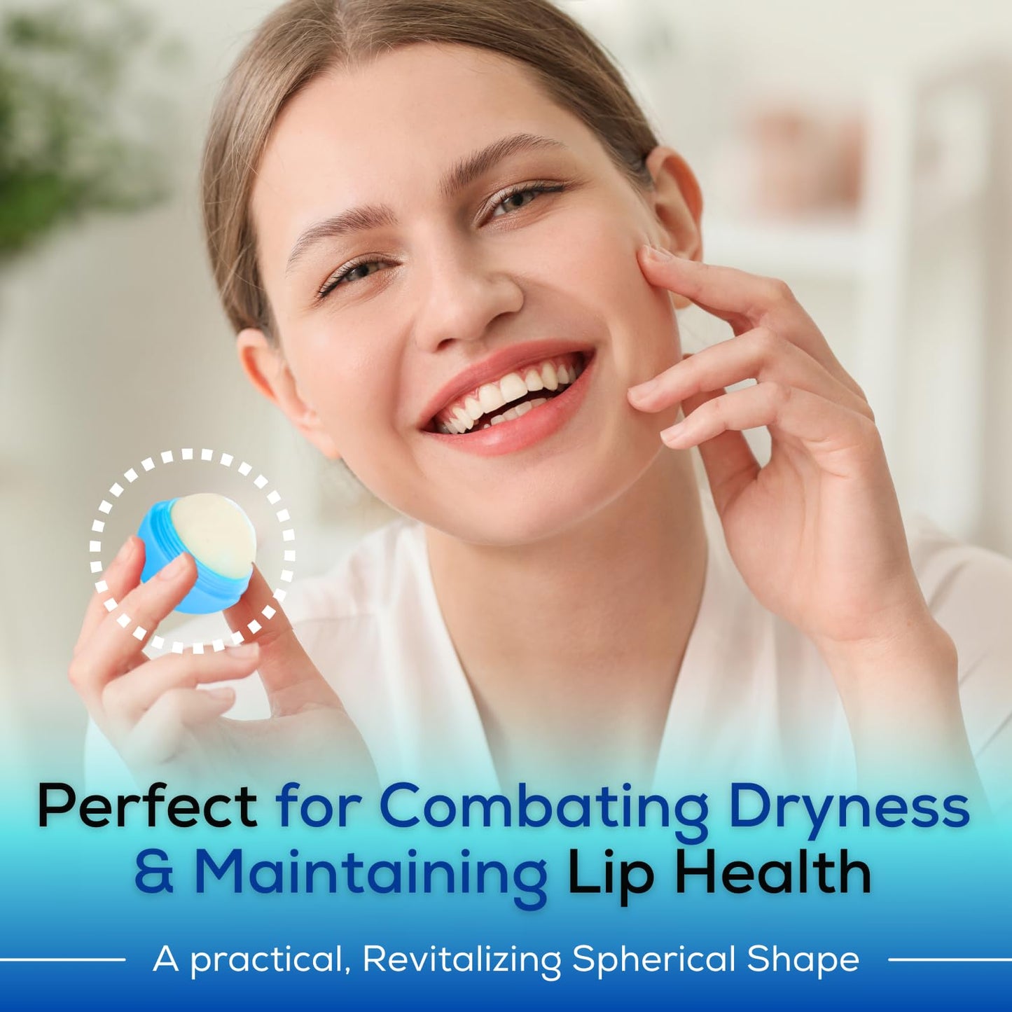 SoftBeso Lip Balm Blueberry Flavor – Moisturizing Lip Balm for Soft, Beautiful Lips – Hydrating & Nourishing Vegan Lip Care for Dry, Chapped Lips – Men & Women – Ideal for Gifting