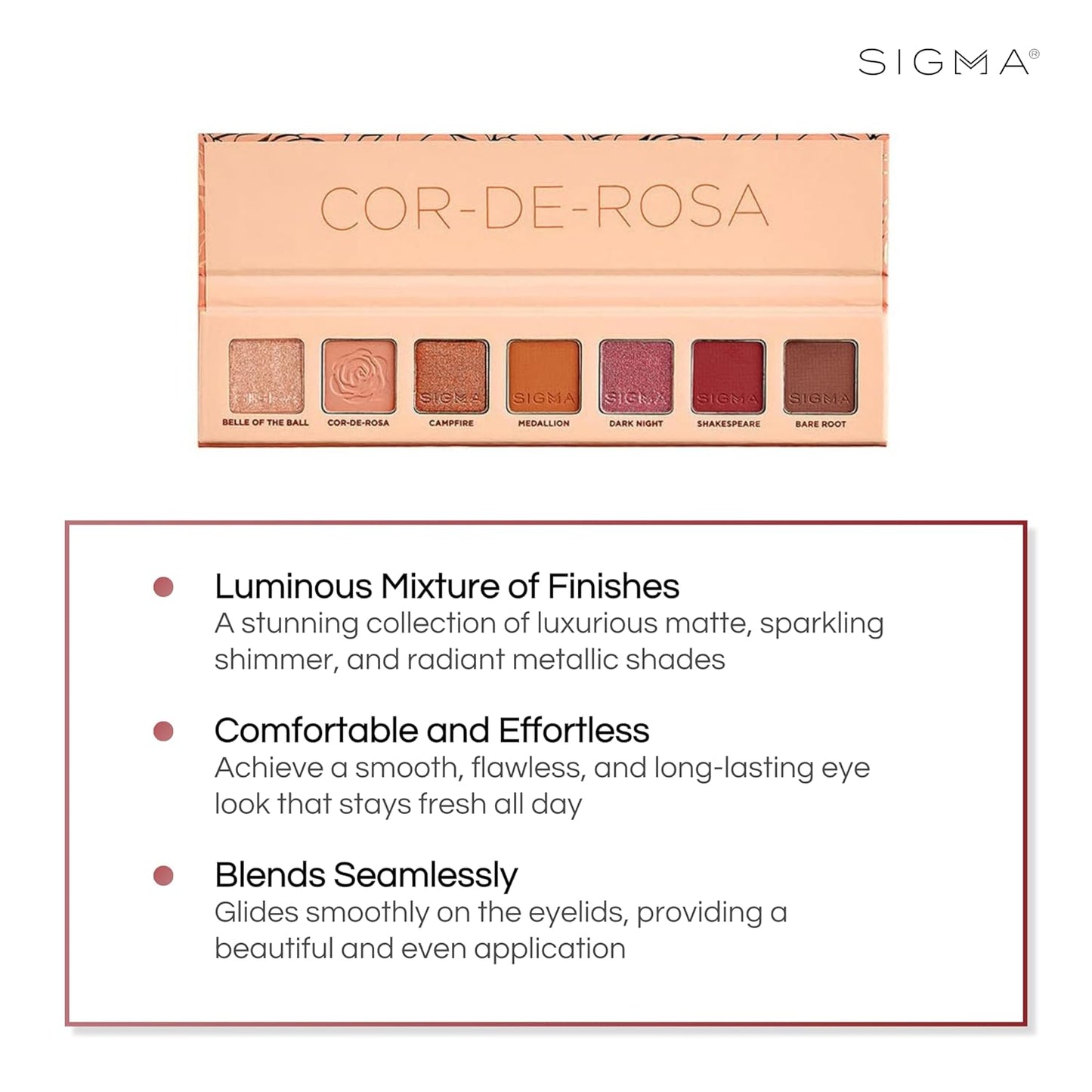 Sigma Beauty Cor-de-Rosa Mini Eyeshadow Palette