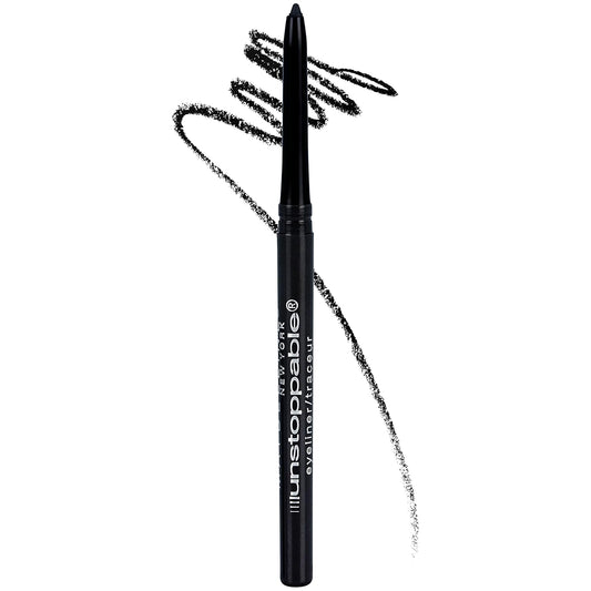 Maybelline Unstoppable Waterproof Mechanical Black Eyeliner Pencil, Easy to Apply, Smooth Glide, Up to 24 Hour Wear, Onyx