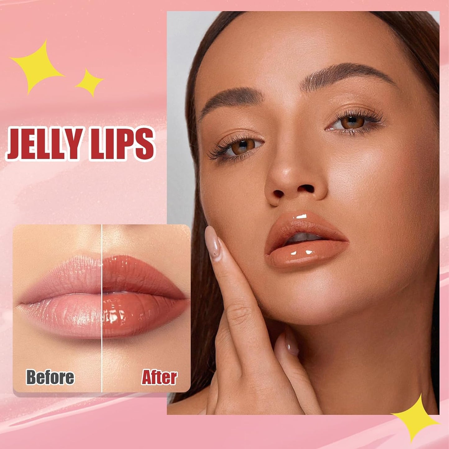 Dmsky 12 Pack Lip Gloss Set, 12 Colors Lip Oil for Dry Cracked Lips, Moisturizing Lip Balm Infused with Vitamin E for a Sheer Tint Of Color