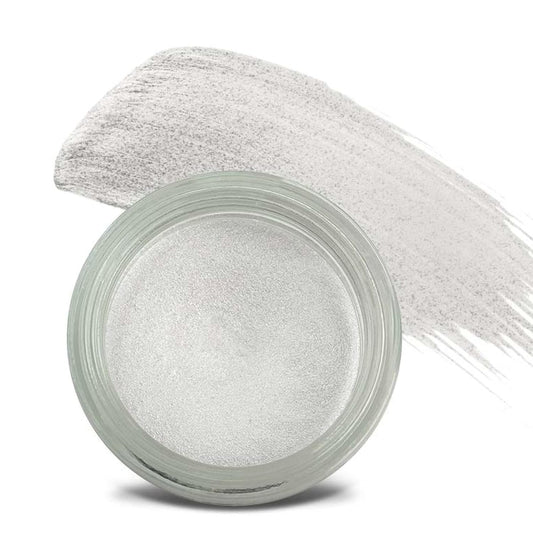 Mommy Makeup Any Wear Creme Eyeshadow - Waterproof, Crease-Proof, Long Lasting, High Pigment, Oil-free - Cream to Powder for Eyes, Cheeks & Lips (Snowflake)