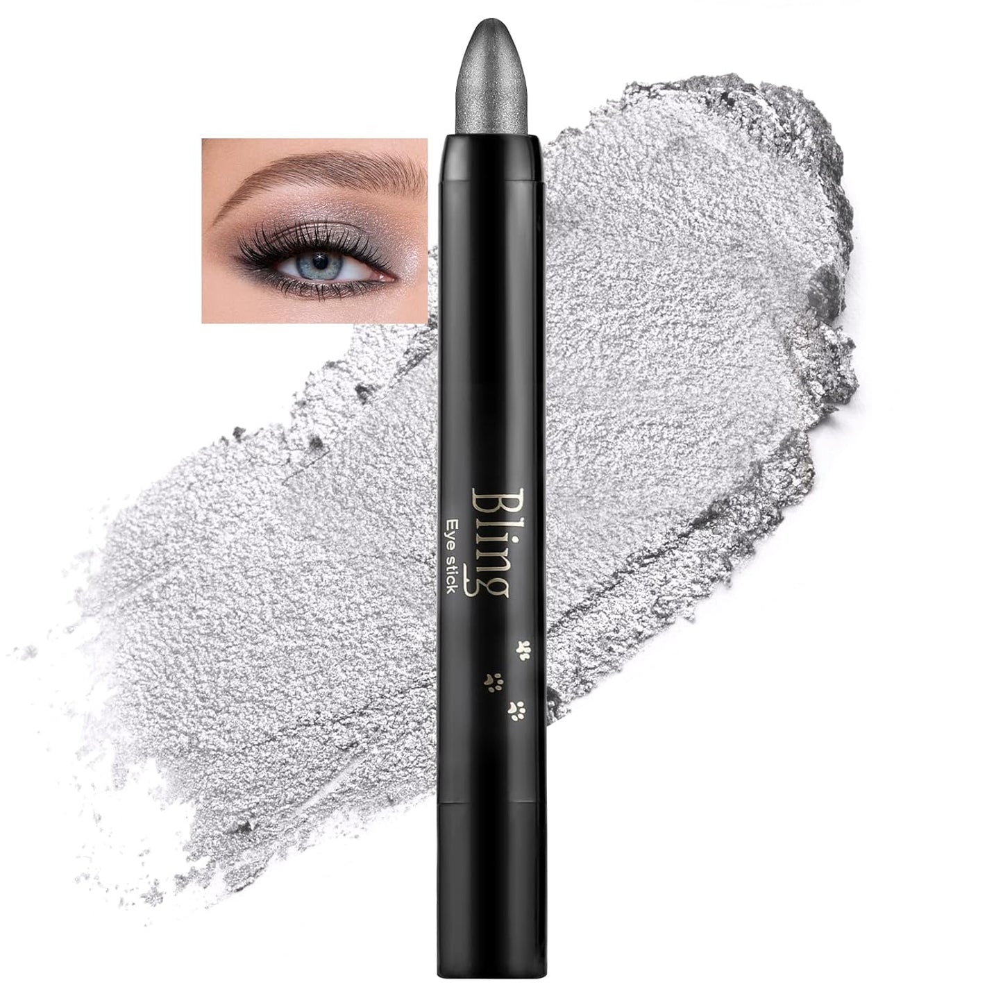 Boobeen Waterproof Eyeshadow Stick - Shimmer Cream Eyeshadow Pen, Easy to Use