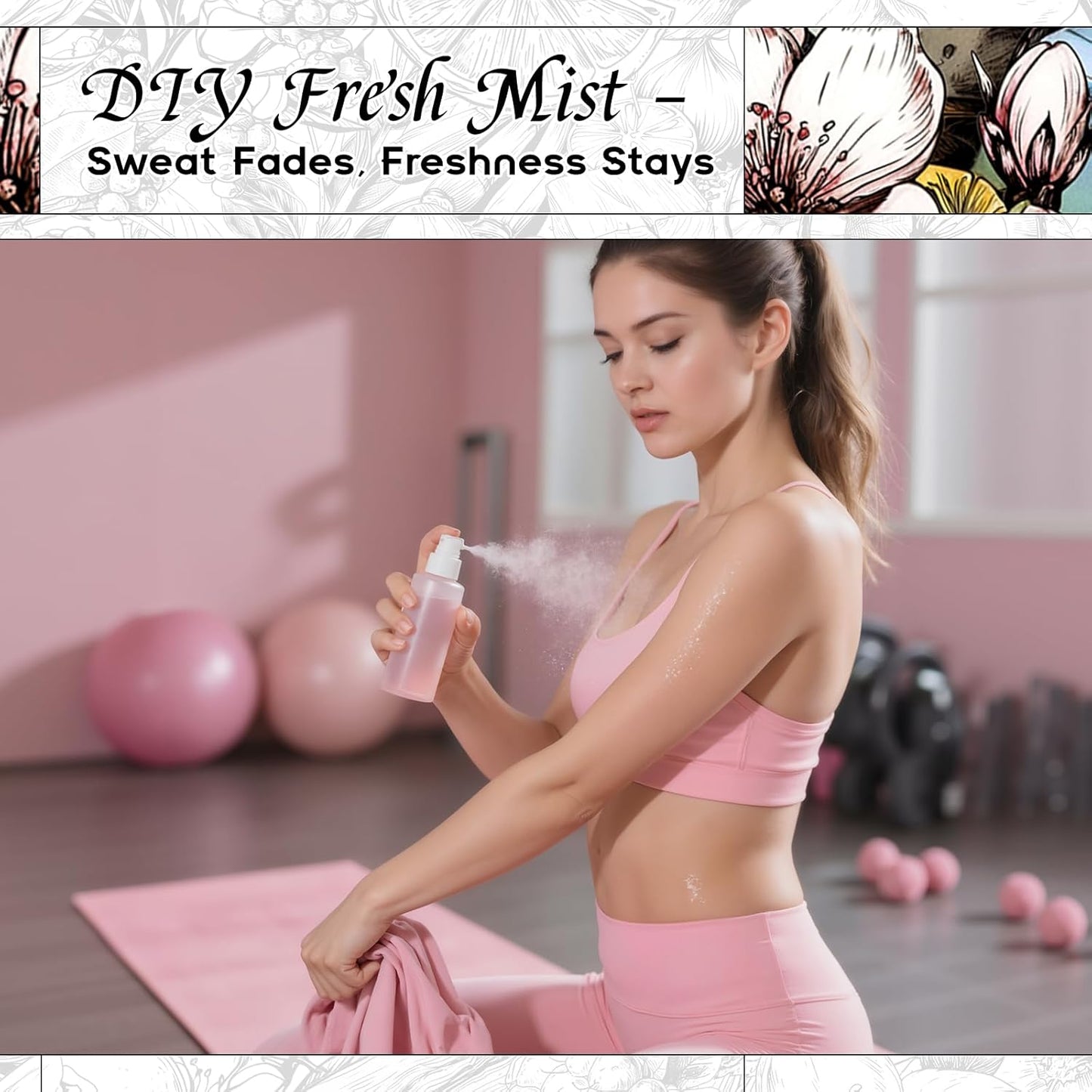 HIQILI Cherry Blossom Fragrance Oil, Floral Perfume Oil, Candle Scents for Candle Making, for Diffuser & Fresh Spray, Long-Lasting Scent - 5.07 Fl Oz