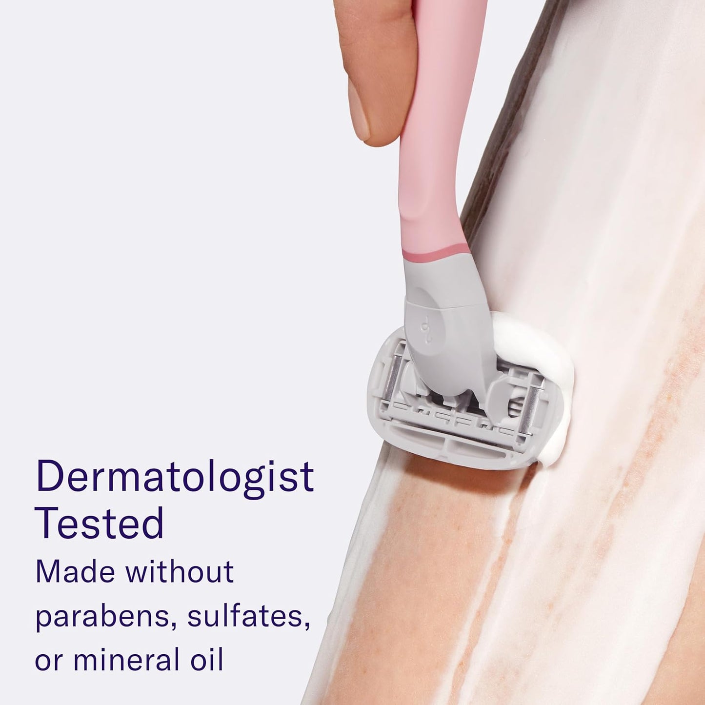 Flamingo Shaving Gel for Women, Foaming Gel with Aloe Vera, 6.7oz, 3ct