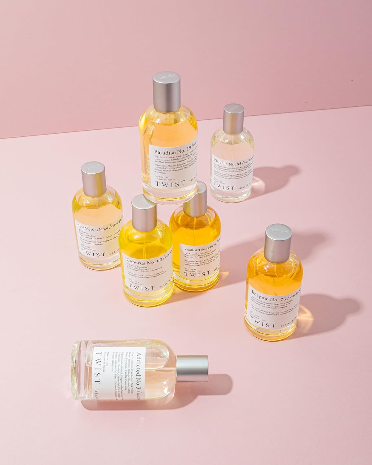 Twist Wood No. 28 - Eau De Parfum Inspired by T. Ford Oud Wood, Long-Lasting Perfume for Women & Men, Paraben Free, Vegan, Clean Ingredients, Unisex, Fragrance - Spray 100 ml | 3.4 fl. oz.