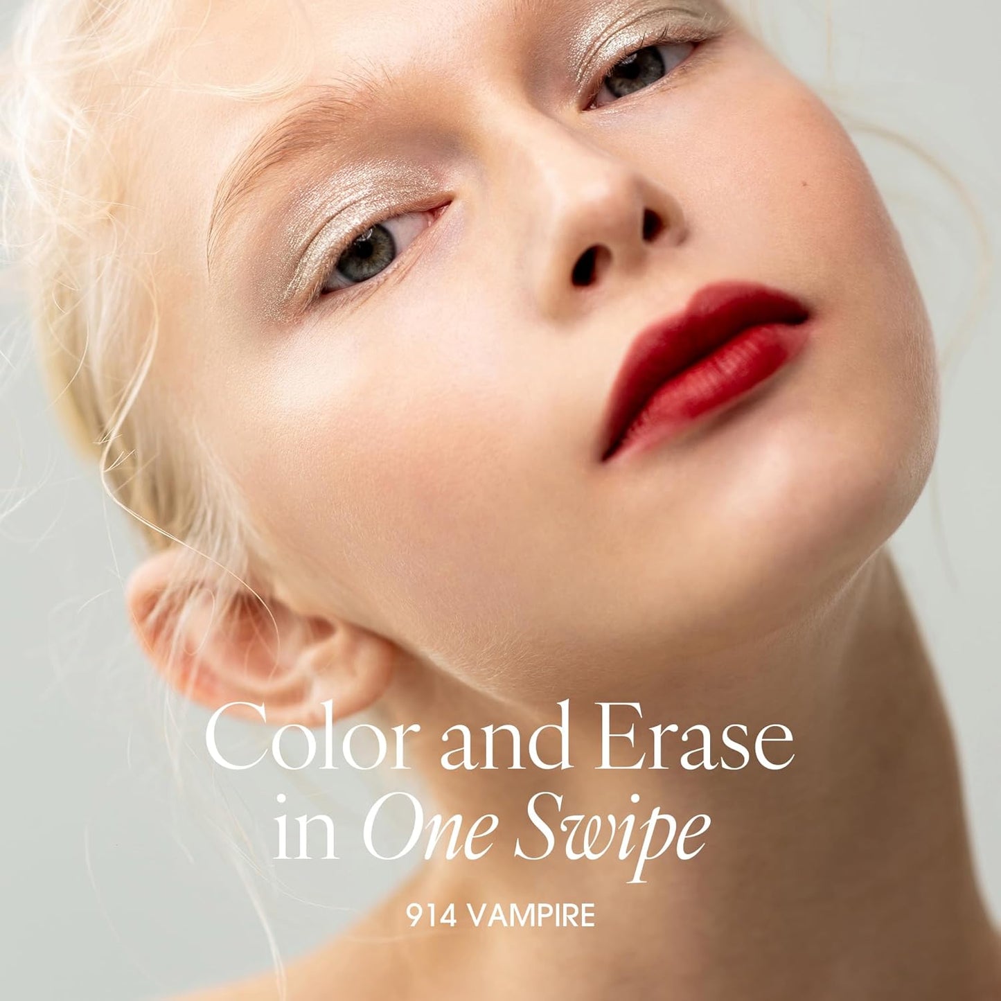 PLAT LIPS 914 VAMPIRE, Lip & Cheek, Lightweight, Naturally Dewy+ Glowy Finish, Blendable & Buildable Formula (1.2g, 0.003 oz.)