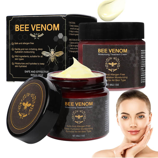 Bee Venom Cream,Bee Venom Comprehensive Cream, Bee Venom Skin Cream,Visibly reduces skin blemishes, Natural Professional Bee Venom Repair Cream, Gently Nourish the Skin, for All Skin Types (2pcs)