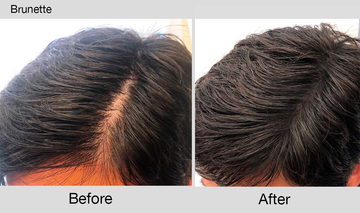 Joan Rivers Great Hair Day Root Touch Up Powder – Fill-in Powder for Thicker, Fuller Looking Hair (Brunette)